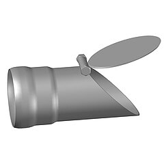 LORO-X 04320.050X research flap DN 50