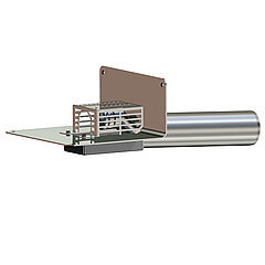 LORO-X 13462.100X cascade passage series 43 for pipe-in-pipe main drainage gravity flow with adhesive flange for liquid plastic DN 100/50