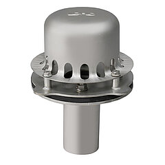LORO-X 21116.050X LORO-DRAINJET Mini drain clamp flange one-piece without insulation for box drain DN 50