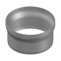 LORO-X 21211.070X add-on element without flange for series V DN 70 made of stainless steel