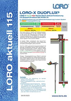 LORO Aktuell 115: LORO-X Reference project – Cover page (PDF)
