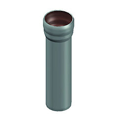 LORO-X 00131.040X pipe 1 socket 170 mm total length DN 40