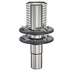 LORO-X 41521.100X main drainage, two-part vertical with retention pipe height as specified DN 100