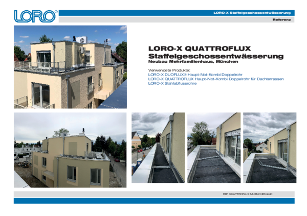 PDF referenca QUATTROFLUX stambena zgrada München LORO-X