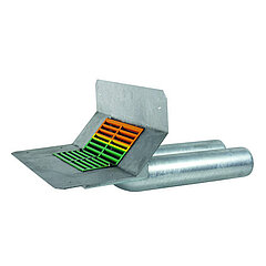 LORO-X 13207.100X DUOFLUX Attica drain with double pipe and adhesive flange for bitumen Entry depth 103mm DN100