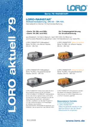 Aktuell 79 
LORO-X RAINSTAR