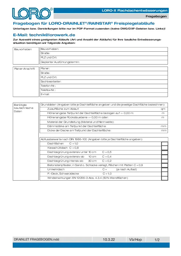 Fragebogen Anwendungstechnik (PDF)