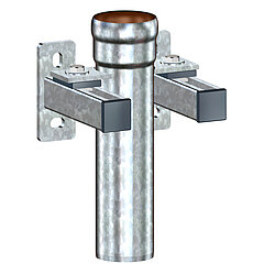 LORO-X 82652.070X downpipe support with fixing bracket and sound insulation DN 70