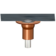 LORO-X 15283.050X balcony basic unit vertical with fire protection for series E+F DN 50