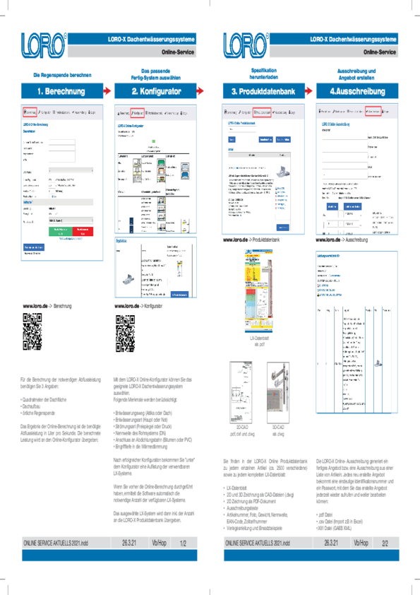 LORO-X Pregled online usluga (PDF)