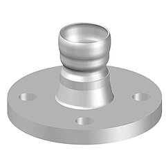 LORO-X 82511.040C LORO-XC transition piece stainless steel with socket and flange DN 40