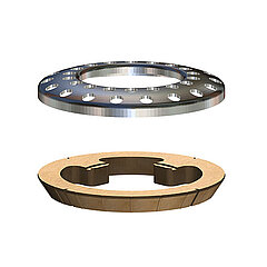LORO-X 20422.050X round sieve unit with pipe feed-through for series V DN 50