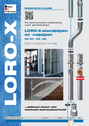 LORO Regenstand und Regenfallrohre