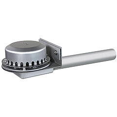 LORO-X 01366.070X LORO-RAINSTAR Attica drain stainless steel 55 mm installation depth Clamping flange for plastic pressure pipe DN 70