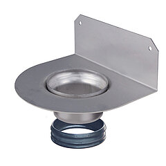 LORO-X 20430.100X surface-mounted element with upturned adhesive flange series V-AK DN 100