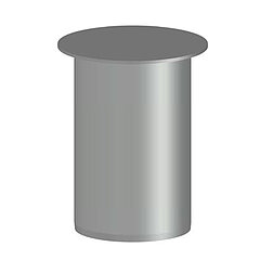 LORO-X 08001.070X end cap with extended spigot DN 70