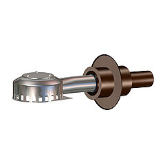 LORO-X 19522.070X Attika main drainage system Pressure drainage for waterproof concrete DN 70