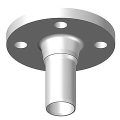 LORO-X 82561.040C LORO-XC stainless steel connecting piece with flange DN 40