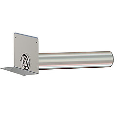 LORO-X 12300.070X Light Attika drain stainless steel adhesive flange for liquid plastic and bitumen sheeting DN 70