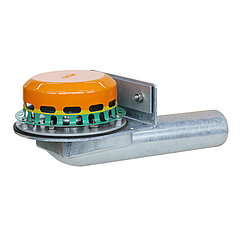 LORO-X 13607.100X LORO-Main-Emergency-Combination for free flow and pressure with clamping flange for plastic DN 100/50