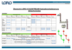 Overview LORO-X process variants