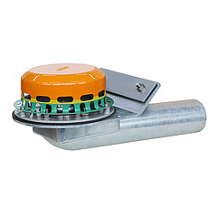 LORO-X 13605.100X LORO-Main-Emergency-Combination for free-flow drainage and pressure drainage with clamping flange for bitumen DN 100/50