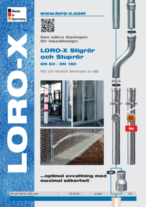 LORO Regenstand und Regenfallrohre