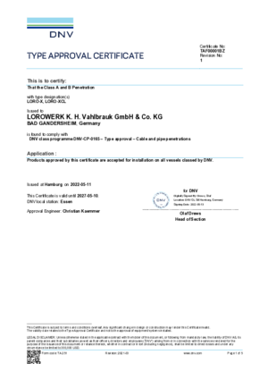 Class A and B Penetration, LORO-X, LORO-XCL