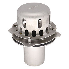 LORO-X 21118.070X LORO-DRAINLET Mini drain clamping flange one-piece without external insulation for box drain DN 70