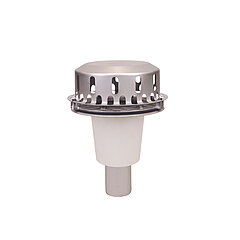 LORO-X 21512.070X LORO-DRAINLET drain made of stainless steel with clamping flange vertical one-piece with water insulation DN 70