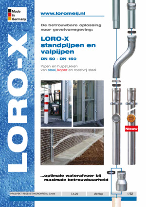 LORO-X rainwater stand pipes