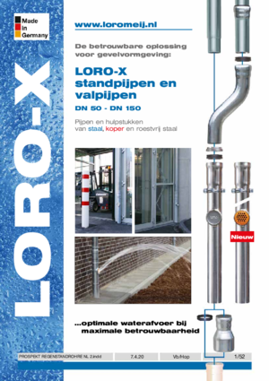 LORO-X Regenstandrohre