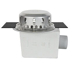 LORO-X 17145.100A LORO roof outlet aluminium one-piece with heat insulation 3 degrees DN 100