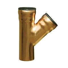LORO-X 00220.CC0N branch copper 45 degrees DN 70/70