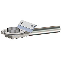 LORO-X 13610.070X LORO basic unit for parapet drain 55 mm insertion depth emergency drainage weir 35 mm clamping flange for bitumen DN 70