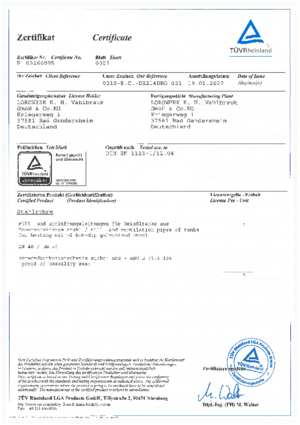 LGA approval DEU