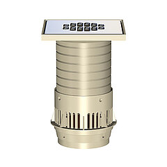 LORO-X 16306.070X Screen unit for upper balconies Series H DN 70