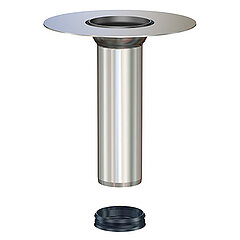 LORO-X 20425.050X add-on element with adhesive flange 270 mm long Series V-FLDN 50