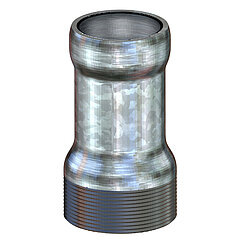 LORO-X 00706.040X connection piece with male thread 2 inch DN 40