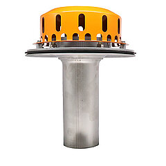 LORO-X 21711.050X LORO-DRAINLET emergency drain stainless steel clamp flange vertical one-piece without insulation DN 50