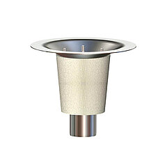 LORO-X 19002.050X LORO-VERSAL drain pan K series vertical with insulation made of stainless steel DN 50