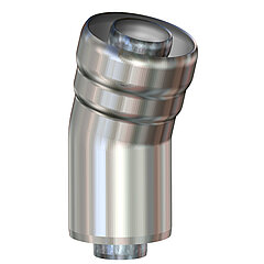 LORO-X 13534.100X double pipe bend 15 degrees DN 100/50 for main-emergency combination drain