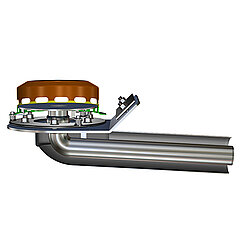 LORO-X 13614.100X LORO-RAINSTAR Main-Emergency-Combi Drain Main drain DN 100 Pressure flow Emergency drain DN 50 Pressure flow