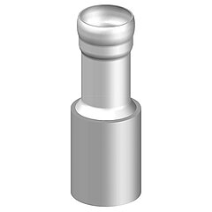 LORO-X 08220.050C LORO-XC transition piece with socket and welding rim form E1 DN 50