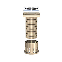 LORO-X 20423.050X Square Strainer Unit with Pipe Passage Series V DN 50