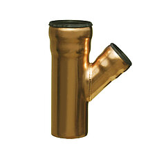 LORO-X 00250.DC0N LORO reduced branch copper 45 degrees DN 100/70