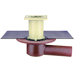 LORO-X 16222.070X Balcony Direct 3 degrees for balcony floors without insulation DN 70