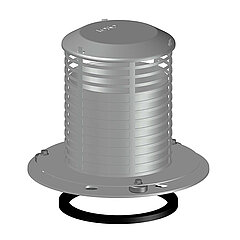 LORO-X 14710.070X Flange unit for DRAINLET Emergency drainage, variable weir and strainer unit DN70 Specify height