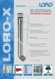 LORO-X Regenstandrohr Bogen