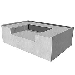 LORO-X 01317.000X LORO Insulation Block 43 Series for Double Pipe with shallow recess depth